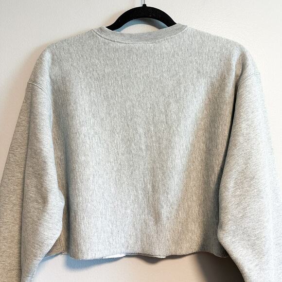 Champion Gray Cropped Sweatshirt - Picture 9 of 11